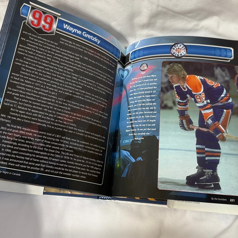 “By the Numbers: From 00 to 99” Hardcover Hockey Legends Book by Scott Morrison